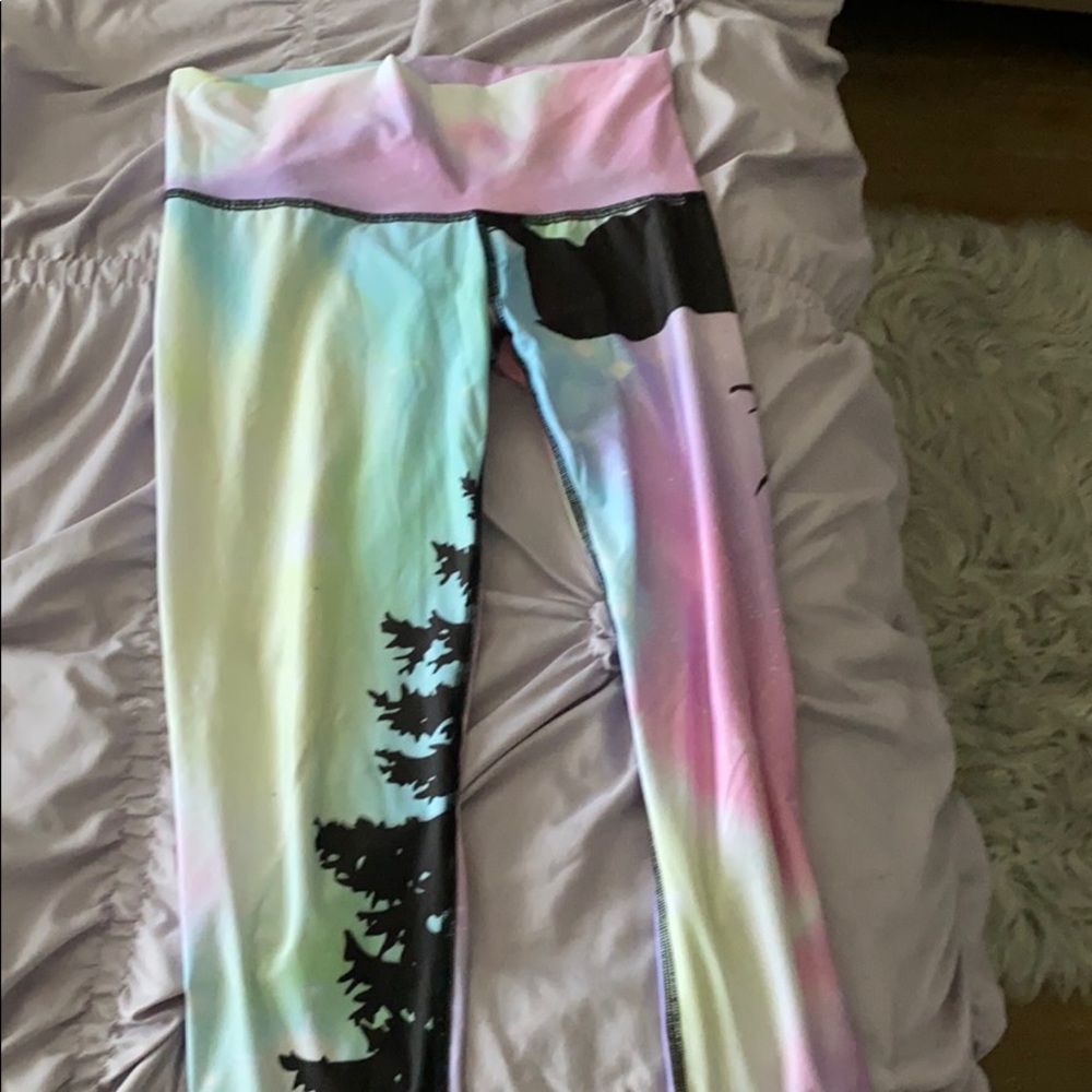 tie dye leggings